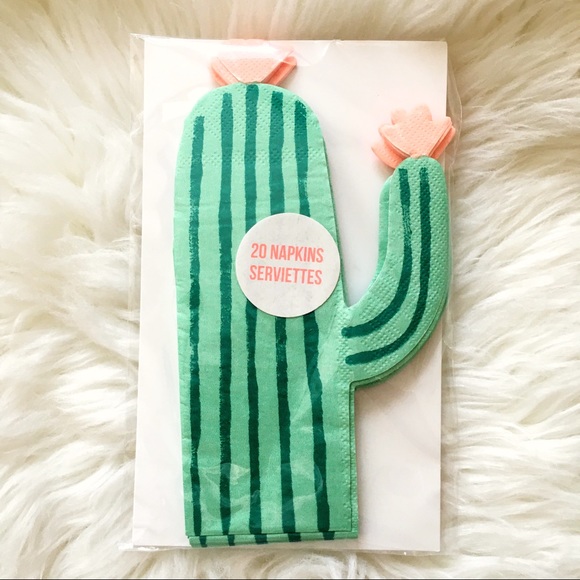 Meri Meri Cactus Succulent Napkins 20 count - Picture 1 of 2